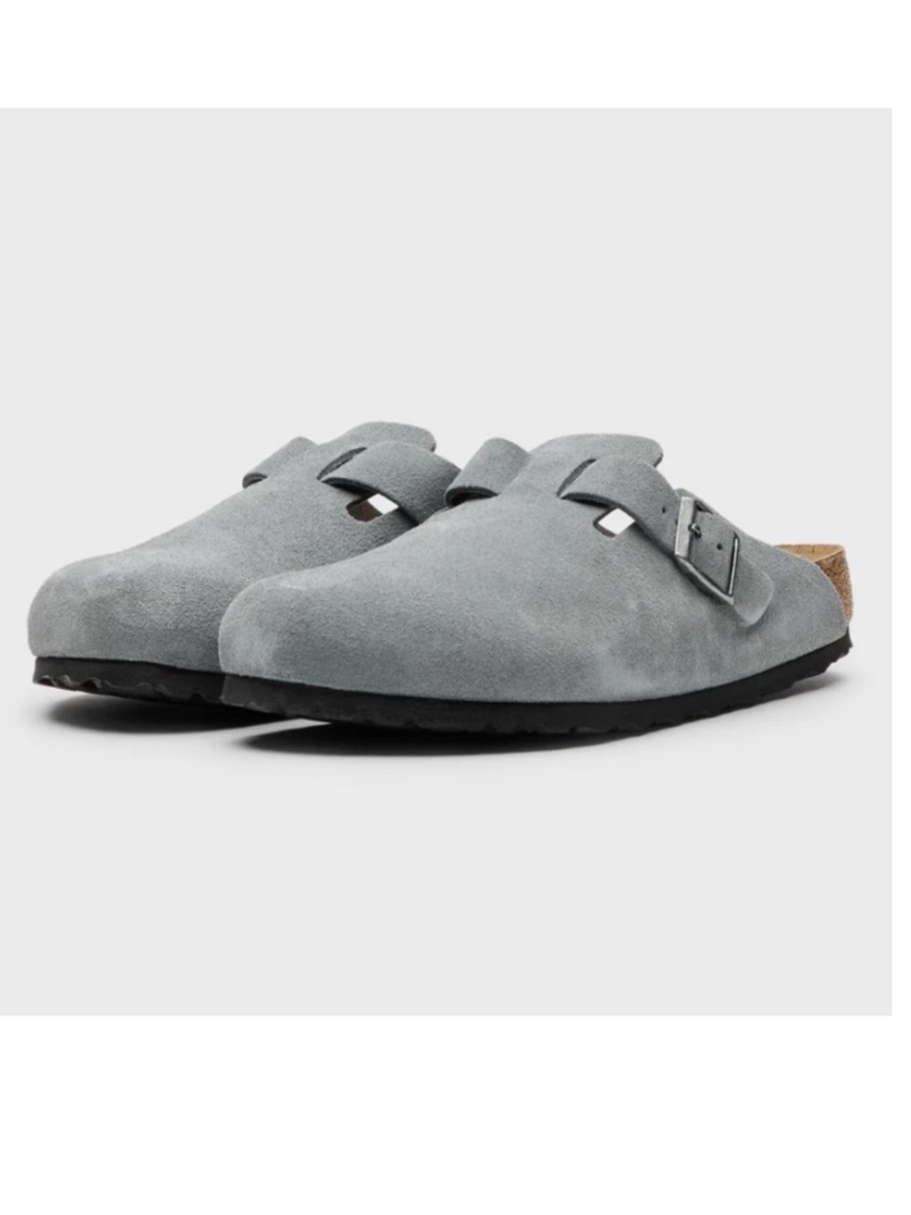 Birkenstock BOSTON Suede Leather in BASALT GRAY
$165 size Uk 45 US 12 preowned